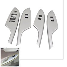 4pcs Window Armrest Lift Switch Control Panel Cover For Toyota Corolla 2007-2013