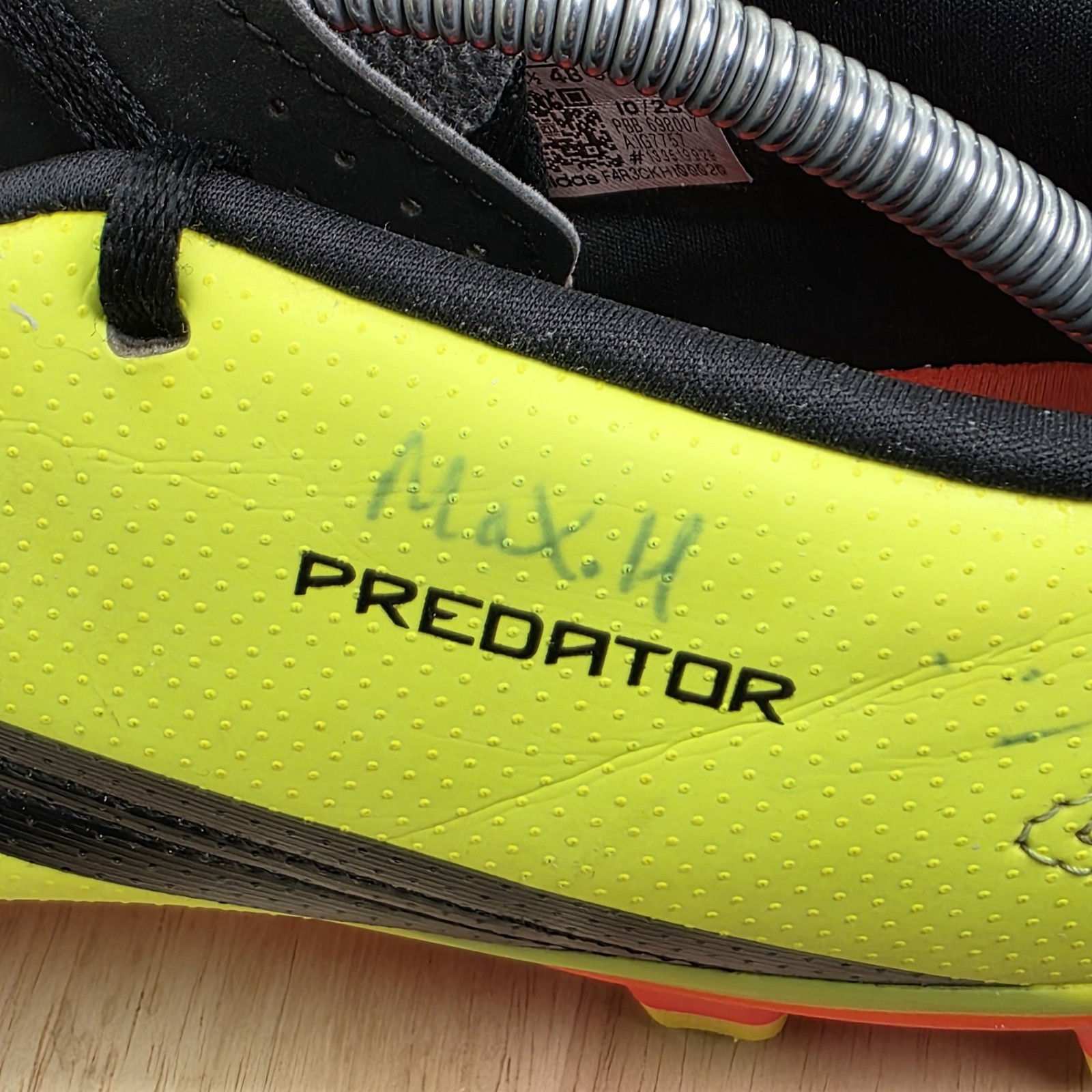 Men's Size 13 - Adidas Predator Club FxG Soccer Cleats IG7757 - Solar Yellow thumbnail 9