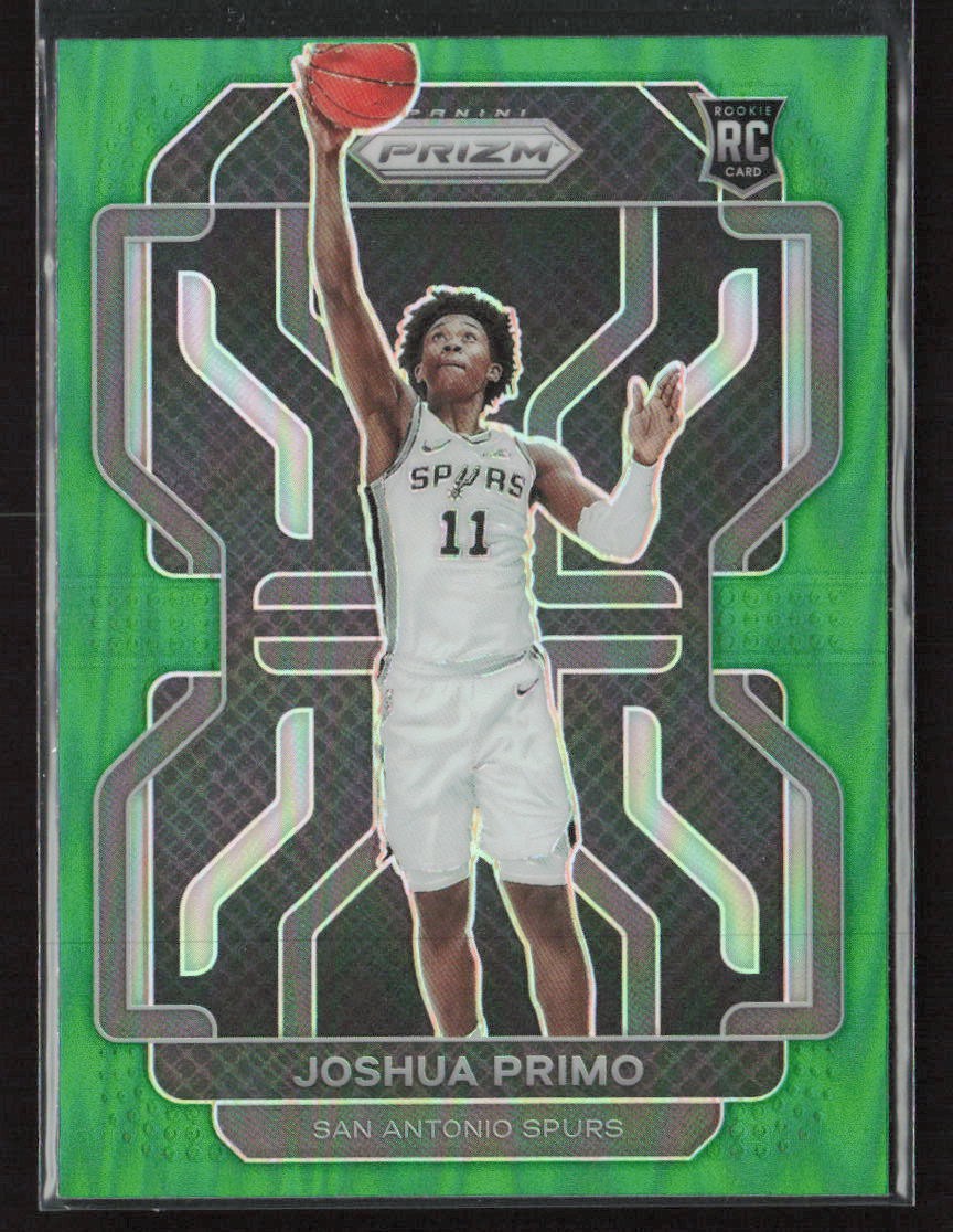Joshua Primo 2021-22 Panini Prizm #298 Green San Antonio Spurs | eBay