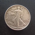 Liberty Walking Half Dollar 1942 50C Silver Coin Uncertified 50 Cents