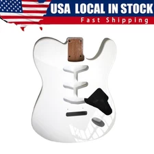 【USA STOCK 】Tele Guitar Body Strat Style Pickguard Hole Alder Wood High-end Body