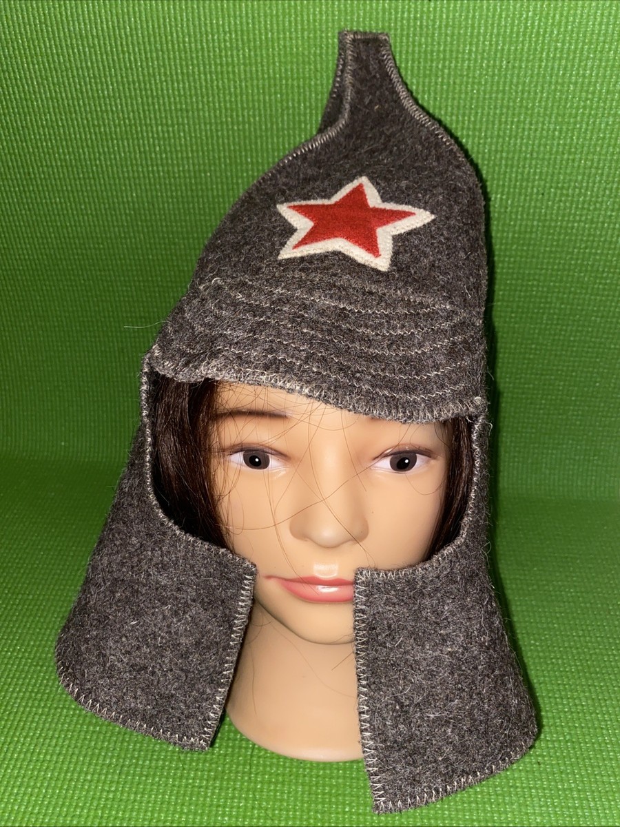Russian Soviet Budenovka Red Star Sauna Hat | eBay