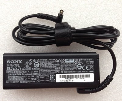 New Genuine OEM 44W AC/DC Adapter for VAIO Fit 11A SVF11NA1GU Flip PC #ea