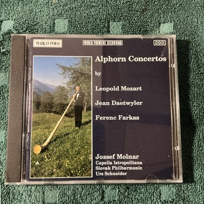 URS SCHNEIDER JEAN DAETWYLER FERENC FARKAS LEOPOLD MOZART - Alphorn Concertos