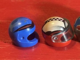 Lego Racers Helmet, Base & Head Lot From 4583, 4582, 4588, 8350 & 8389.