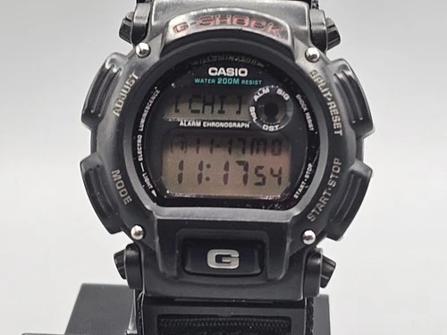 Vintage Casio G-Shock DW-9050 2163 World Time Digital Mens Watch Alarm Backlight