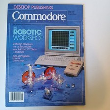 Commodore Magazine Vintage Computing May 1988 Robotic Workshop