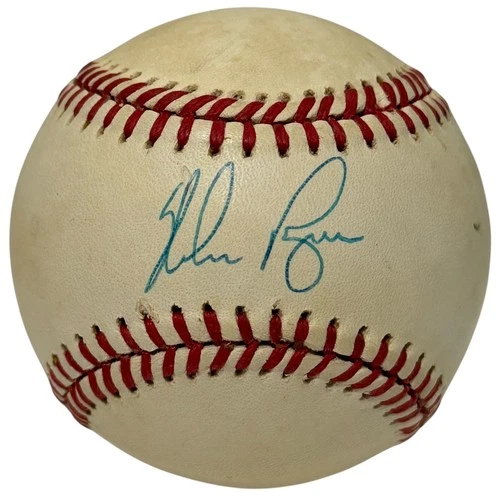 Nolan Ryan Signed National League ONL Baseball JSA COA Rangers Astros Mets