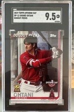 2019 Topps Dugout Peeks Shohei Ohtani SGC 9.5 Angels, Dodgers, Goat.  Rookie Cup