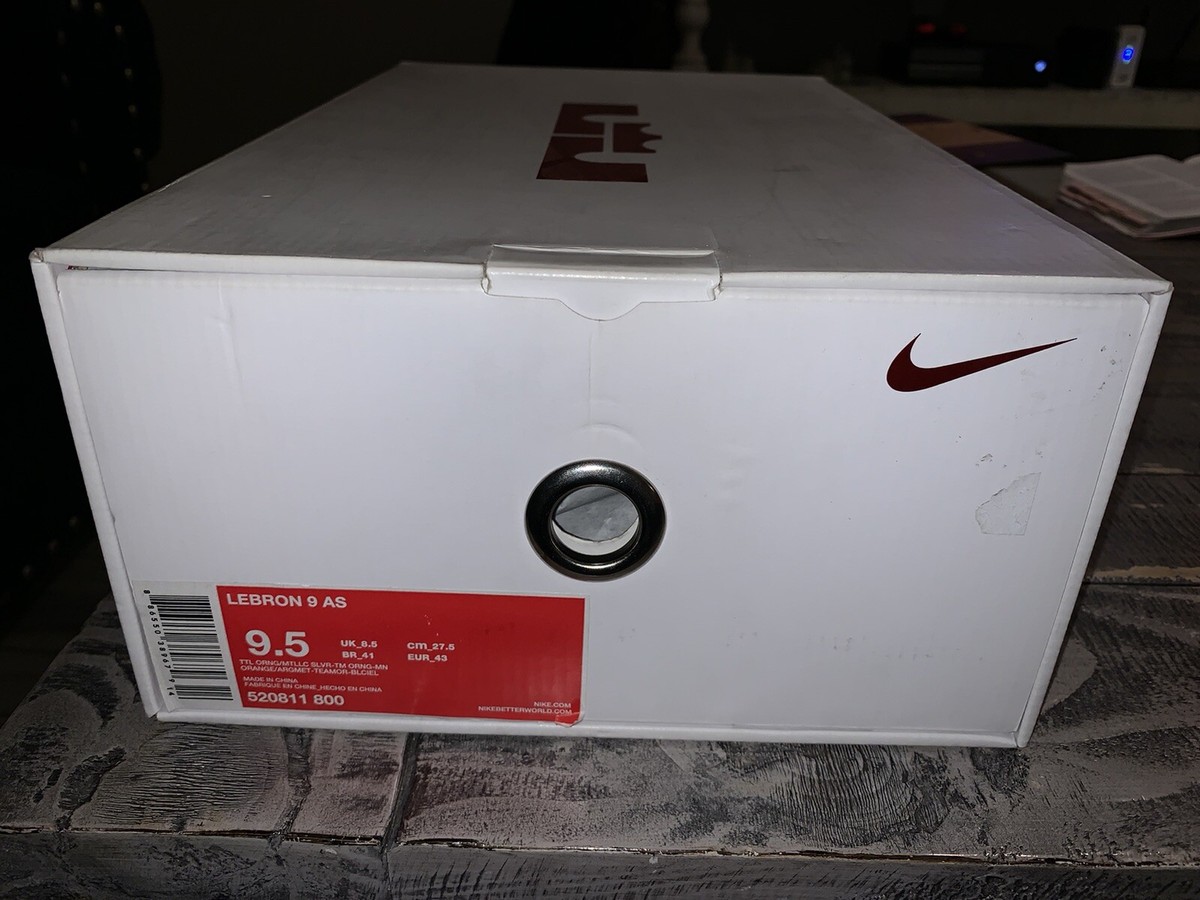 Nike - Size 9.5 - LeBron 9 Big Bang AS (2012) 520811-800 BRAND NEW