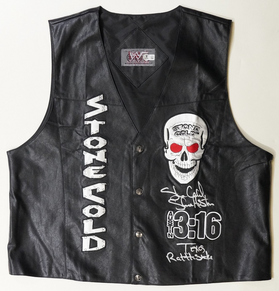 Stone Cold Steve Austin Signed Official 2000 WWF Vest BAS COA