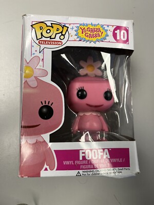 Funko Pop! Yo Gabba Gabba! #10 Foofa Vinyl Figure Pink HTF 2012