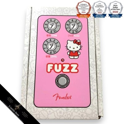 Fender Hello Kitty Fuzz Pink Guitar Effect Pedal Fender x Hello  