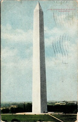 Vintage Postcard  ''The Washington Monument'' 1913