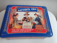 Vintage Lipton Tea Tin Nostalgic Collection # 401 empty