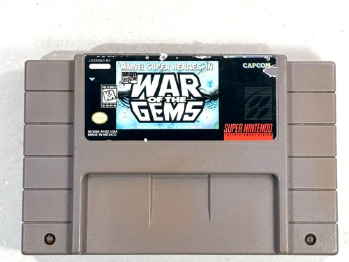 Marvel Super Heroes: War of the Gems (Super Nintendo, 1996) SNES Authentic Teste
