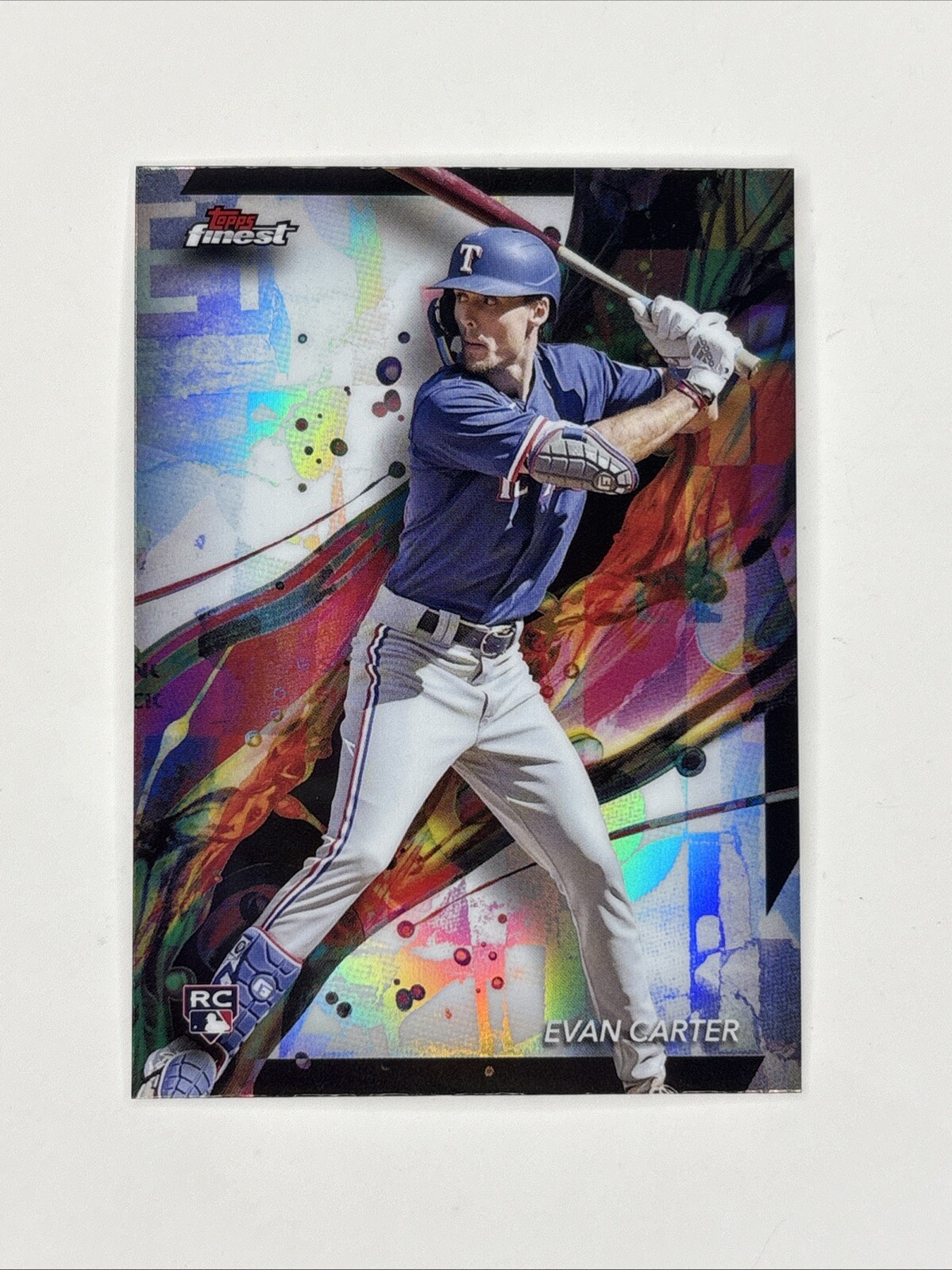 2024 Topps Finest - Common Refractor #62 Evan Carter (RC)
