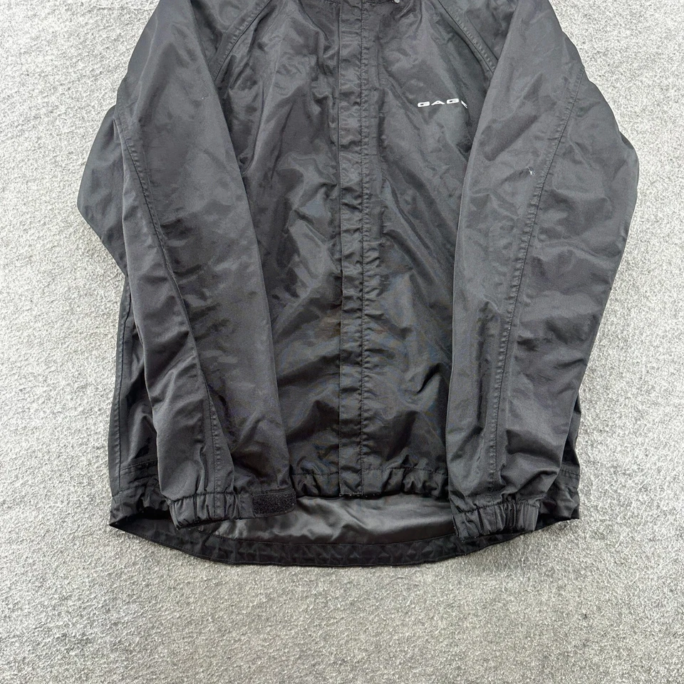 Grundens Jacket Mens XS Black Logo Full Zip Hooded Rain Coat Fishing Gear - Image 2 of 4