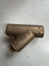 BELL & GOSSETT 420C - 1" Y Strainer,3 3/8" H,20 mesh,Brass 4NU92