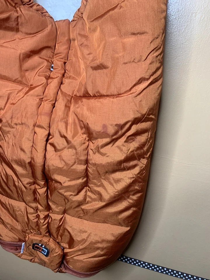 Прогулочная коляска Eckert высокопроизводительная зимняя утепленная оранжевая водонепроницаемая - Изображение 3 из 4