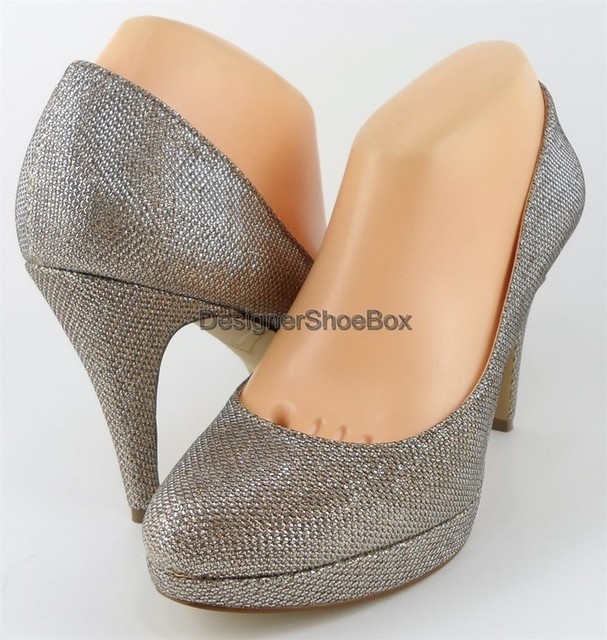 gold designer heels sale