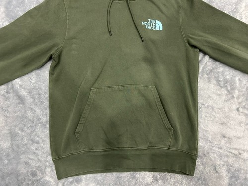 VESTE HOMME THE NORTH FACE VERT MOYEN SWEAT À CAPUCHE POLAIRE GRAND LOGO - Photo 3/13