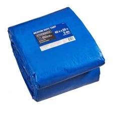 Everbilt 40 ft. x 60 ft. Blue Medium Duty Tarp