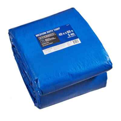 #ad Everbilt 40 ft. x 60 ft. Blue Medium Duty Tarp $99.95