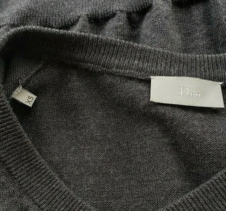 DIOR GRAY MEN'S PULL OVER SWEATER XSMALL US34 EURO44 ked eBay