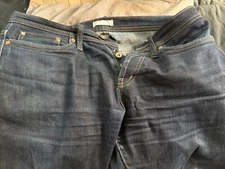 Unbranded Brand Jeans UB222 mens 32 x 31 stretch selvedge button fly tapered