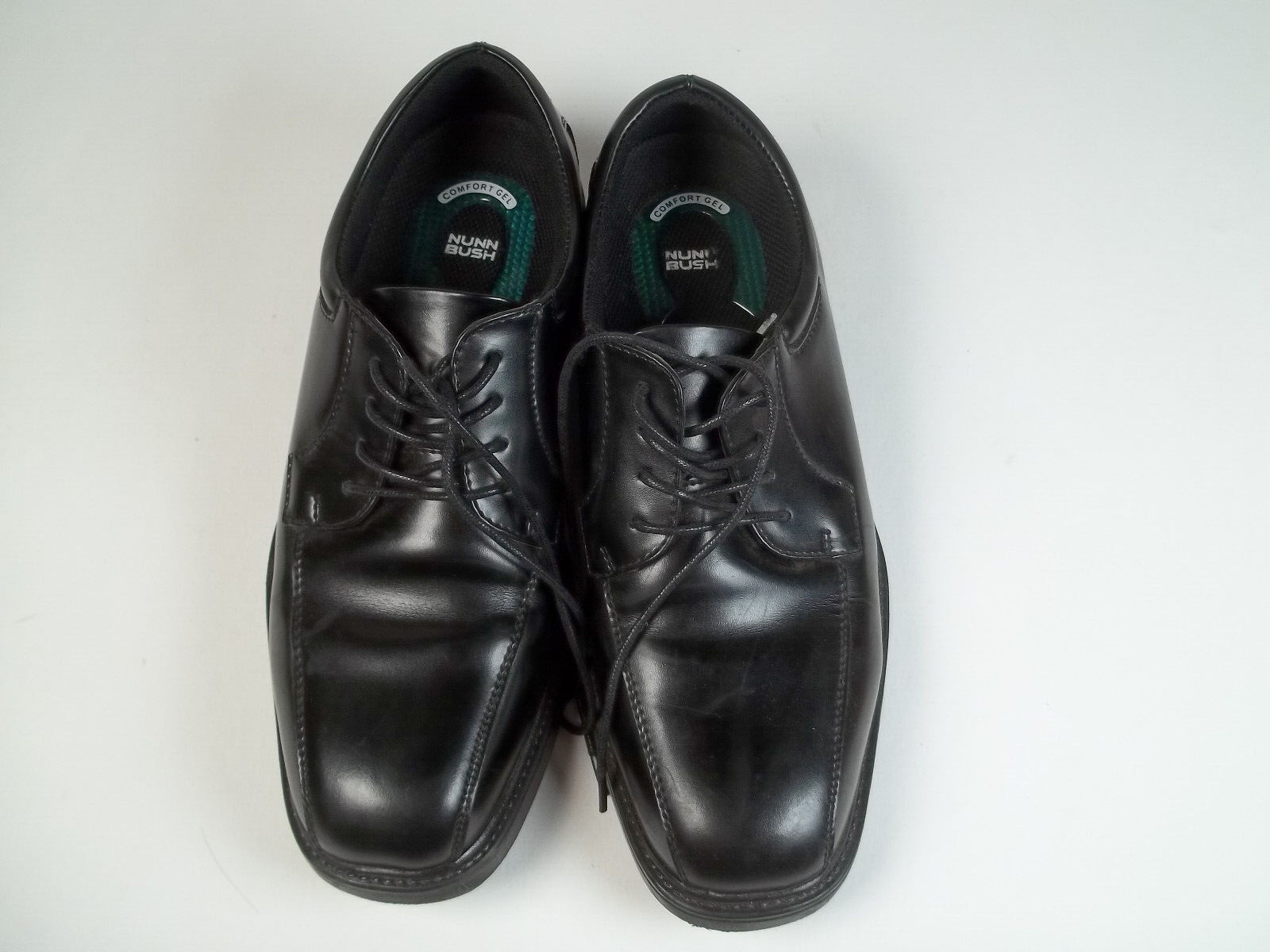 SAOLA Scarpe Nunn Bush da uomo 8 5 M abito comfort gel Oxford 81161 001 tacchi in pelle nera