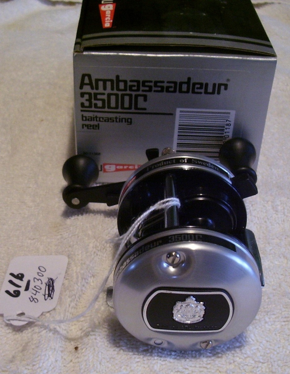 VINTAGE ABU AMBASSADEUR 3500C REEL 4/30/22 NEW IN BOX OLD STOCK