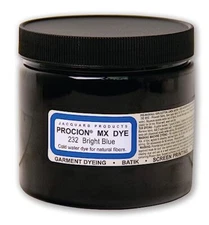 Blue Blaze Tie Dye Powder - 8oz of Procion Mx Dye for Cold Water Fiber Reactive