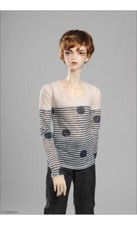 Dollmore 28" BJD clothes Model M Size - Notr T Navy Last