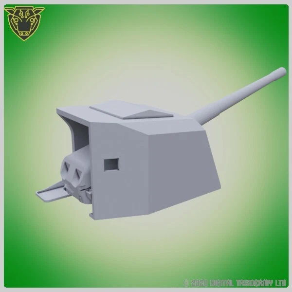 15 Cm TbtsK C/36 Naval Gun, Coastal Artillery 15mm 00 railway 28mm 1/100 1/76 - Image 3 of 4