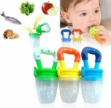 Baby Feeding Dummy Nibbles Weaning Nutrition Pacifier Fresh Food Fruit Feeder