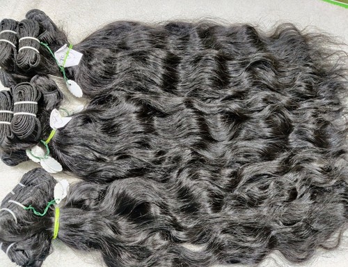 100% Raw Unprocessed Human Hair Extension Classic Wavy Hair 12A Grade Bundles - Picture 4 of 7