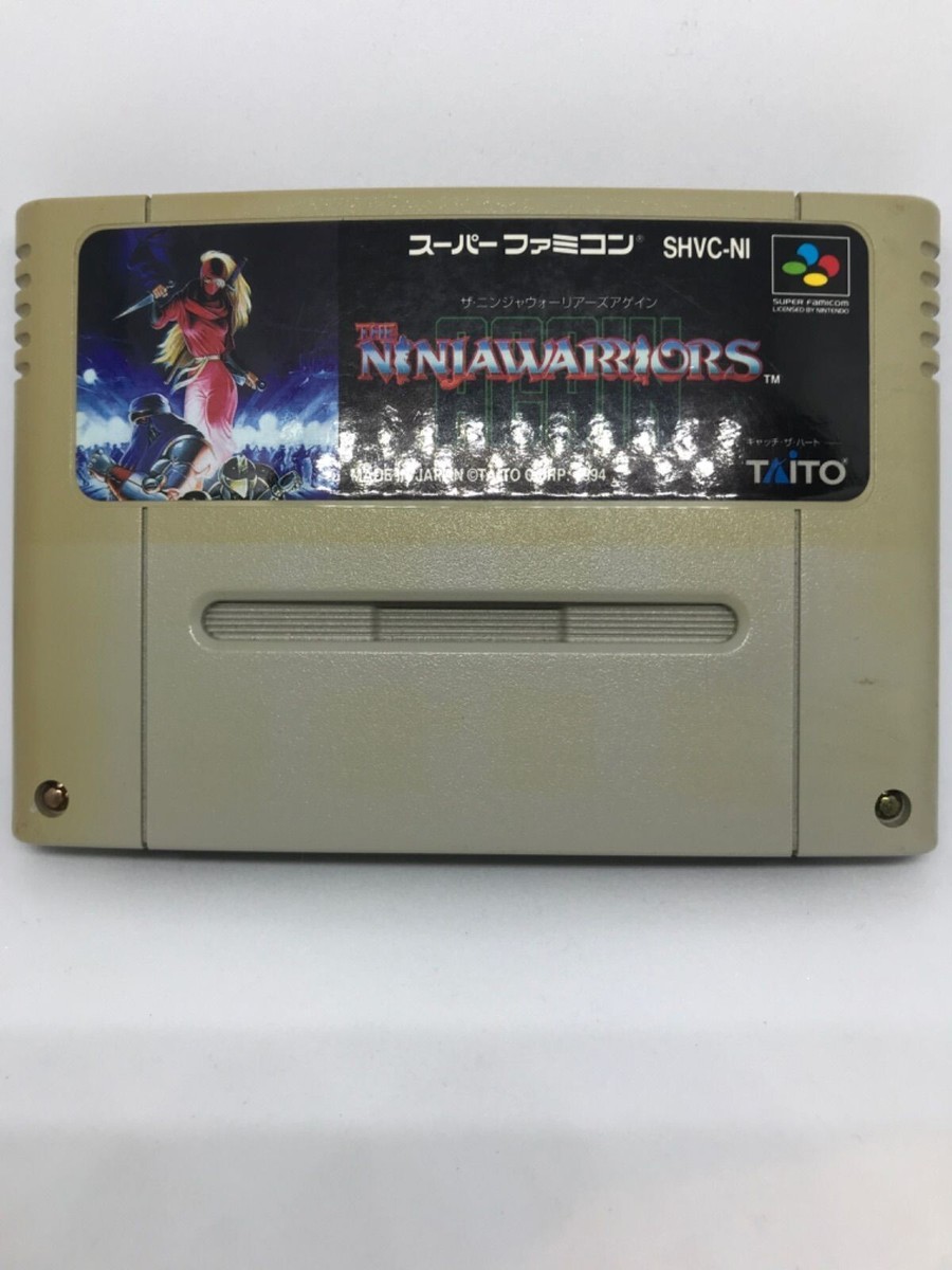 Nintendo Super Famicom SFC The Ninja Warriors Again Japanese
