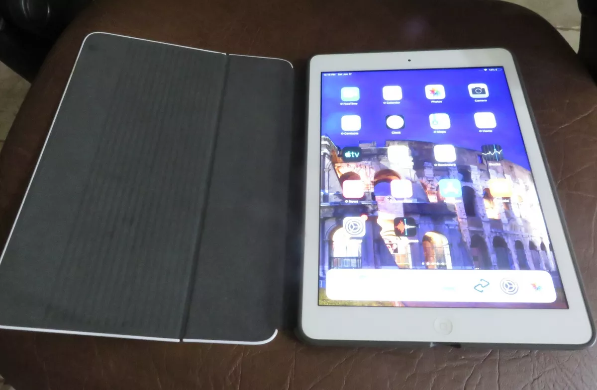 Apple iPad Air A1475 16GB Silver Wi-Fi + Cellular iOS Tablet *Excellent* Apple iPad Air A1475 16GB Silver Wi-Fi + Cellular iOS Tablet *Excellent*