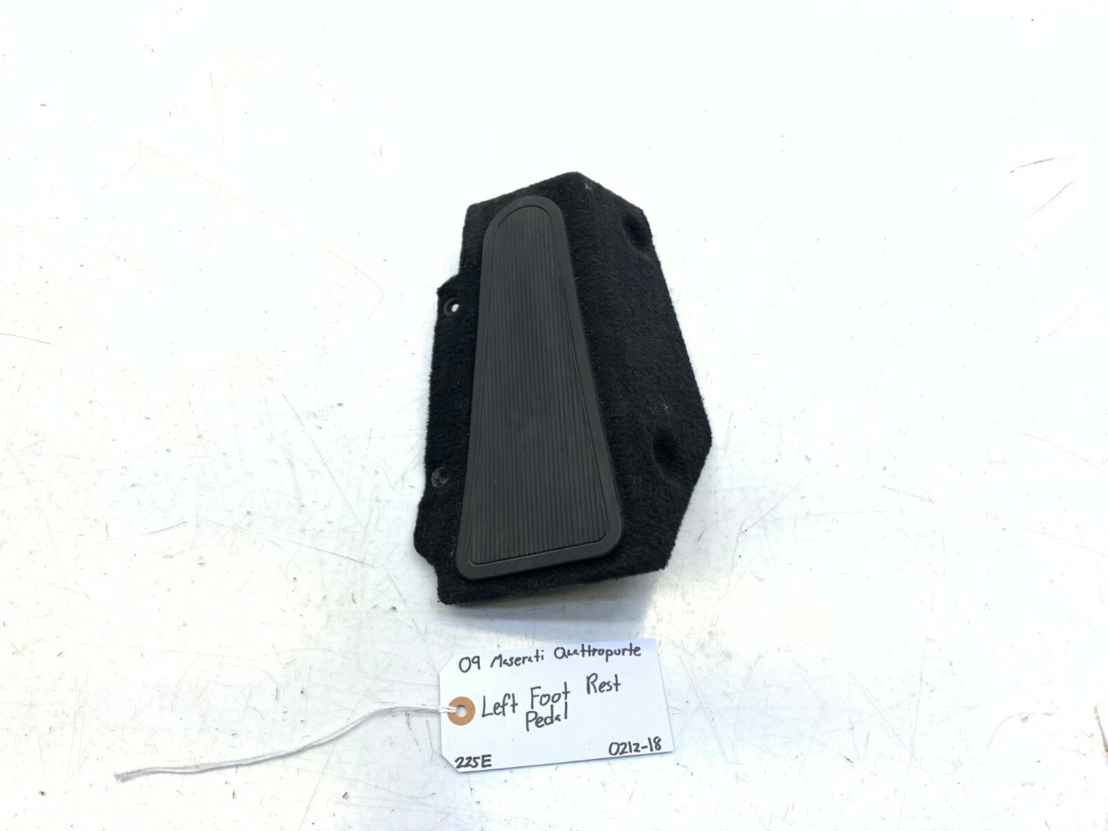 08 09 10 11 12 MASERATI QUATTROPORTE LEFT FOOT REST PEDAL OEM 67644900