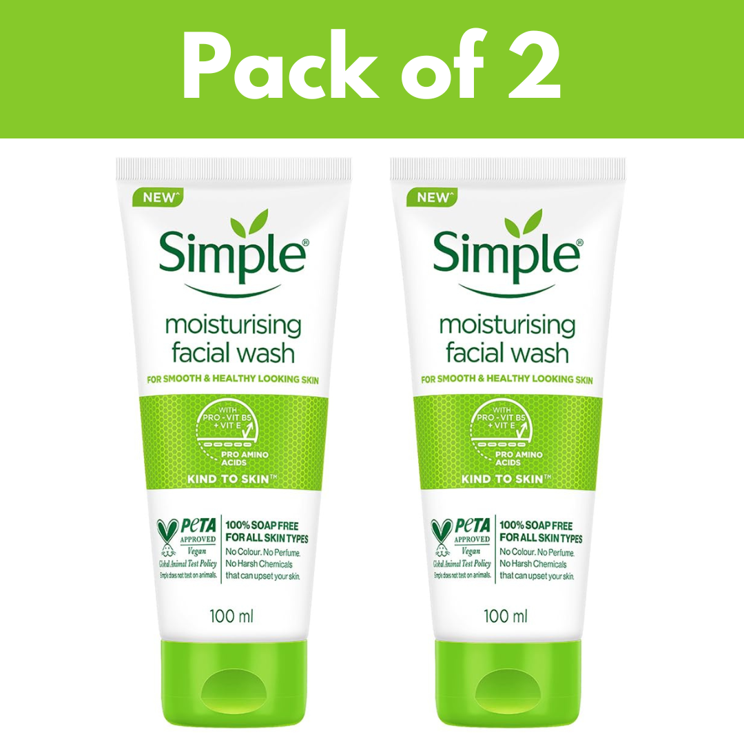 Gentle Soap-Free Moisturizing Facial Wash 100ml for Sensitive Skin