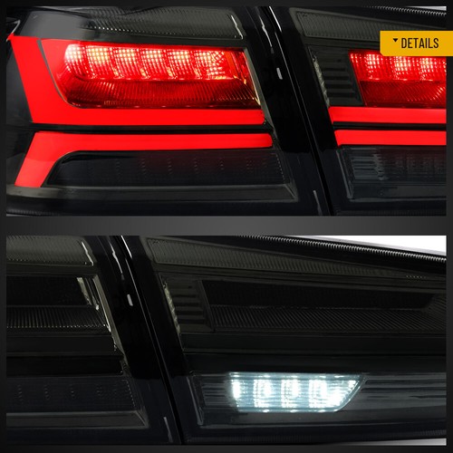 VLAND LED Tail Lights For Mitsubishi Lancer / EVO X 2008-2017 Rear Light Smoked - Picture 8 of 15