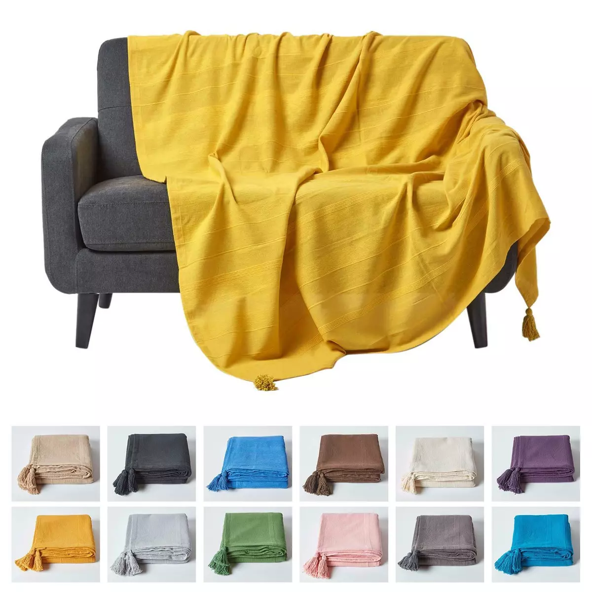 Rajput Extra Large Cotton Throws for Sofas Settee Bedspread Bed