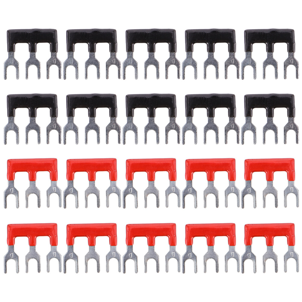 20 Pezzi Terminale Connettore Corto Strisce Cortometriche Doppia Fila Vite