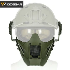 IDOGEAR Airsoft Mesh Mask JAY Fast mask Half Face Airsoft Tactical Camo Hunting