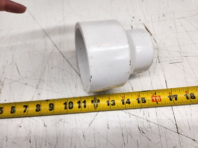 #ad Spears 429 338 3quot; x 2quot; Socket White Schedule 40 PVC Reducing Coupling Brand New $9.35
