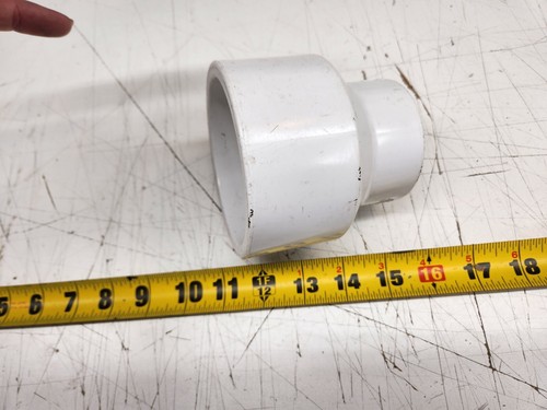 Spears 429-338 3" x 2" Socket White Schedule 40 PVC Reducing Coupling Brand New