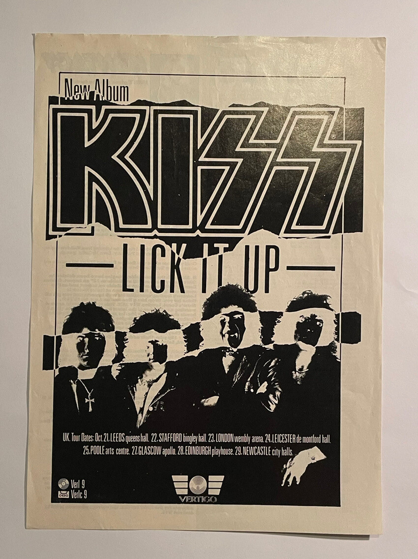 Kiss - Mixed lot with Ad's some Aucoin era | eBay