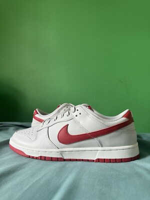 (READ Description) Nike Dunk Low Vast Grey Varsity Red Size 11.5 FJ0832-011 2023