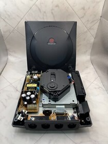 SEGA Dreamcast VA1 Black Fuses, battery socket Replaced regional Japan Tested